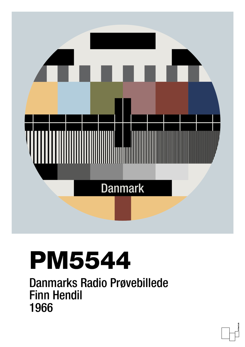 plakat: prøvebillede - light drizzle-Retro-A1two3