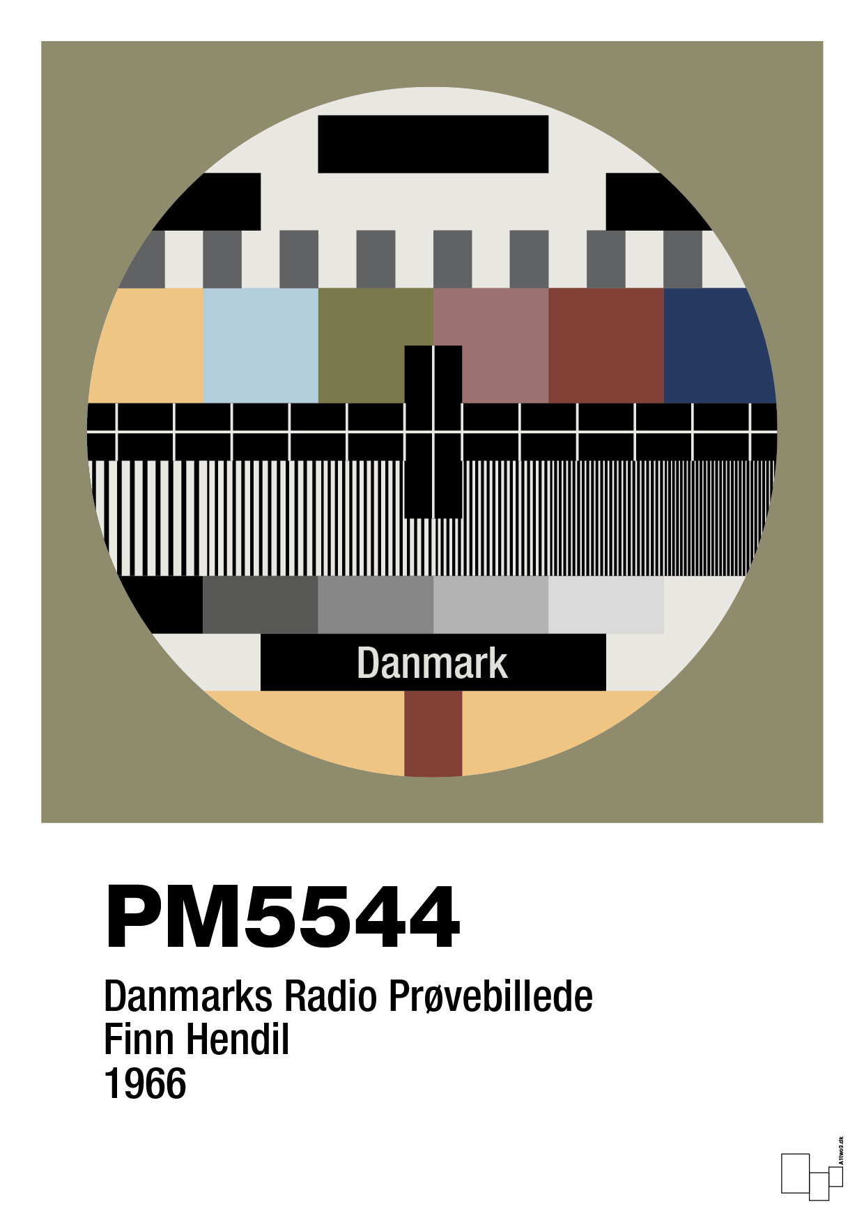 plakat: prøvebillede - misty forrest-Retro-A1two3