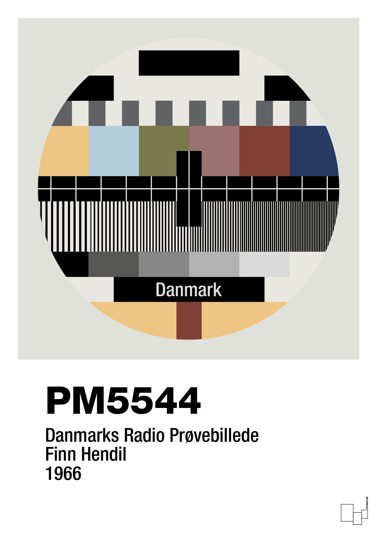 plakat: prøvebillede - painters white-Retro-A1two3