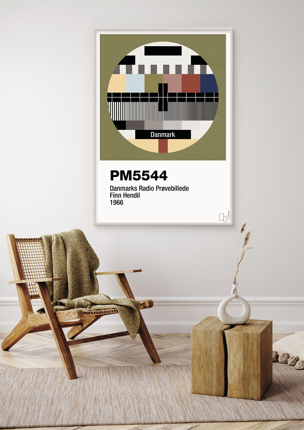 plakat: prøvebillede - graphic charcoal-Retro-A1two3