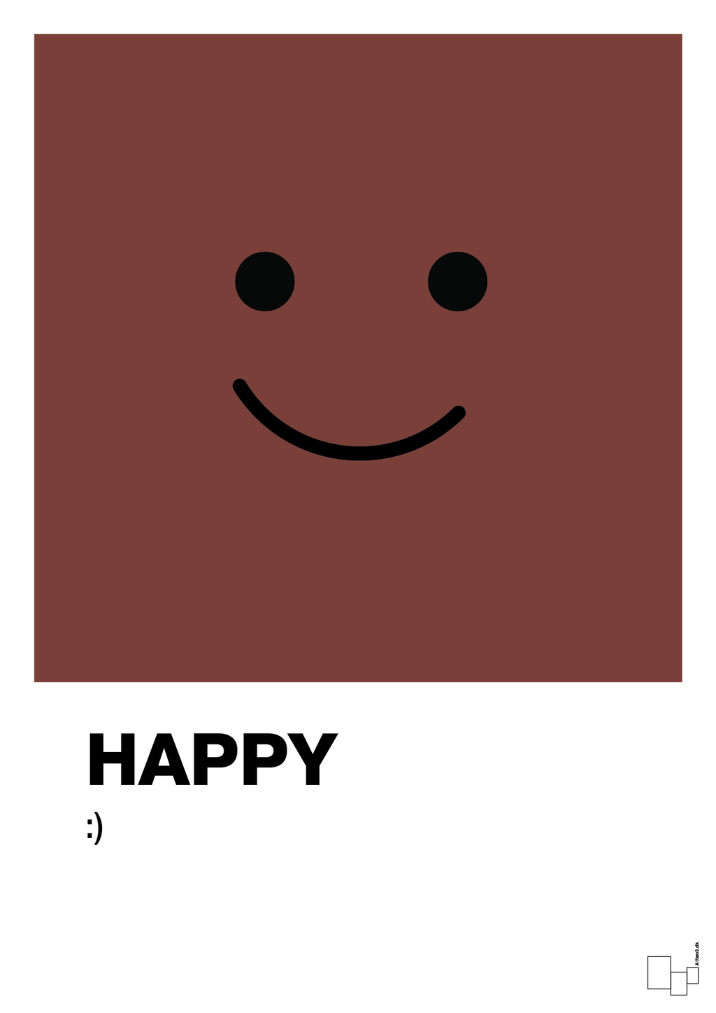 plakat: happy smiley - red pepper-Smiley-A1two3