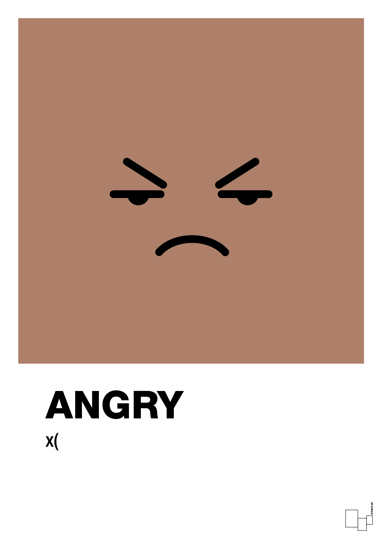 plakat: angry smiley - cider spice-Smiley-A1two3