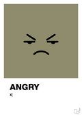 plakat: angry smiley - misty forrest-Smiley-A1two3