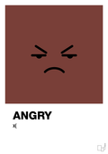 plakat: angry smiley - red pepper-Smiley-A1two3