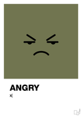 plakat: angry smiley - secret meadow-Smiley-A1two3