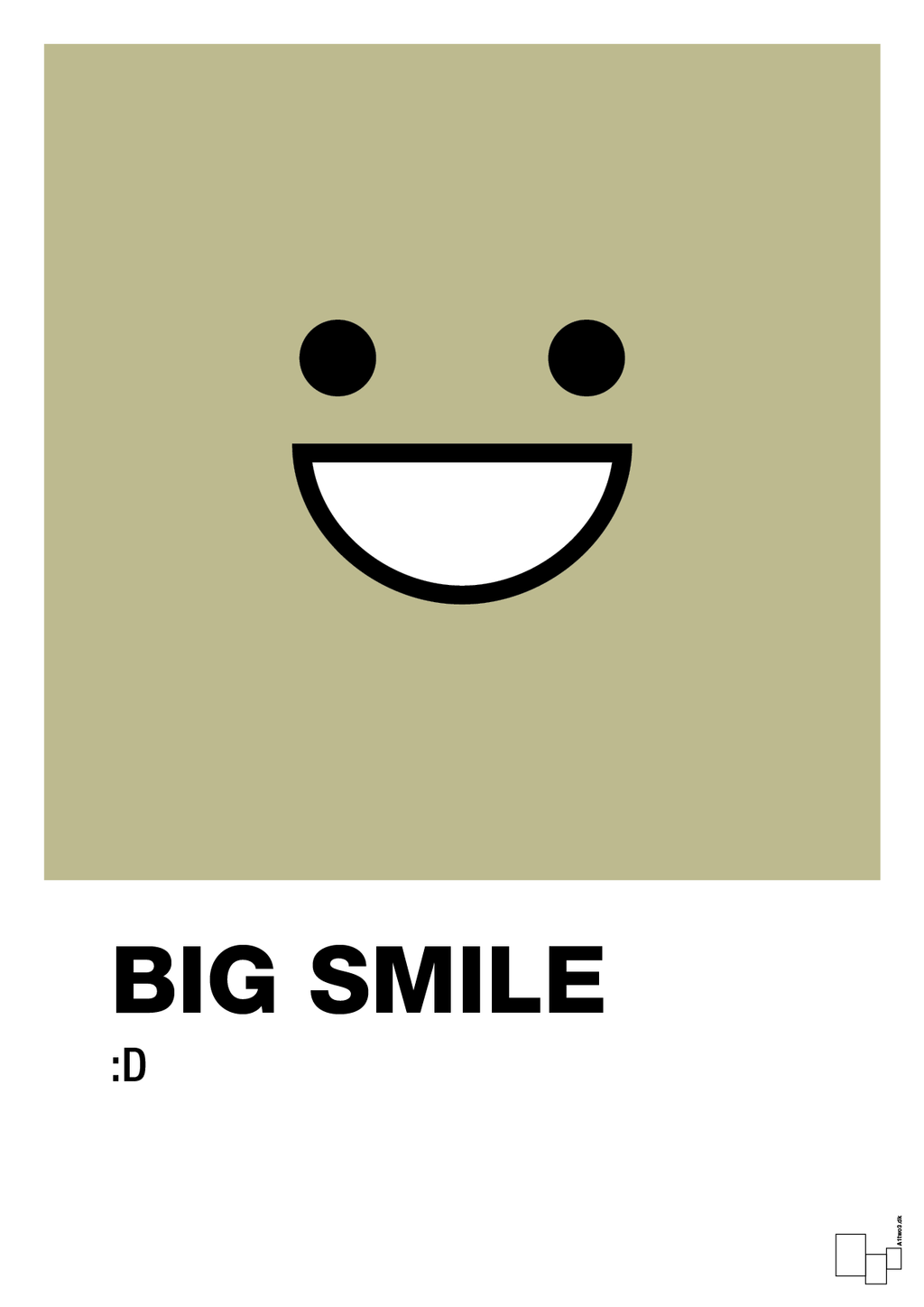 plakat: big smile smiley - back to nature-Smiley-A1two3