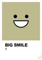plakat: big smile smiley - back to nature-Smiley-A1two3