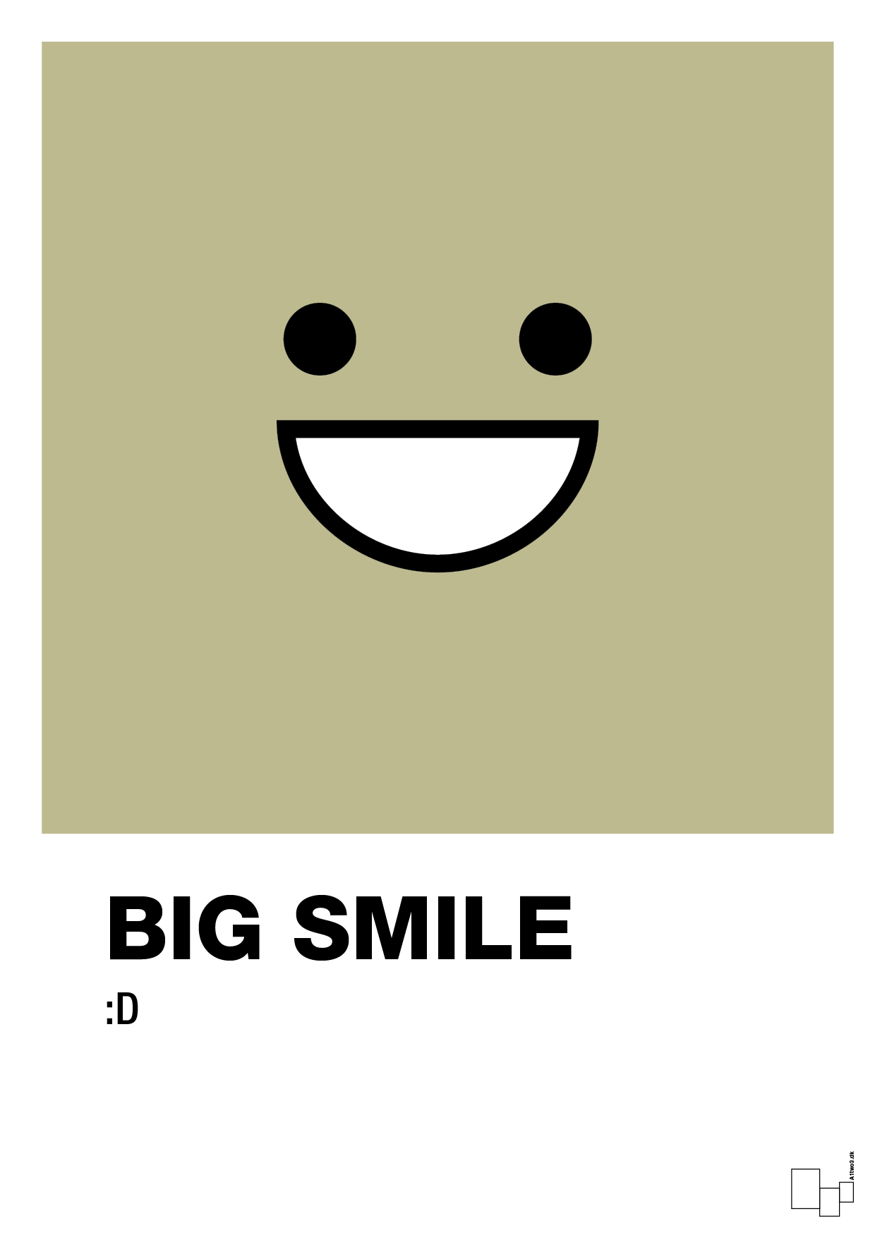 plakat: big smile smiley - back to nature-Smiley-A1two3