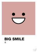 plakat: big smile smiley - bubble shell-Smiley-A1two3