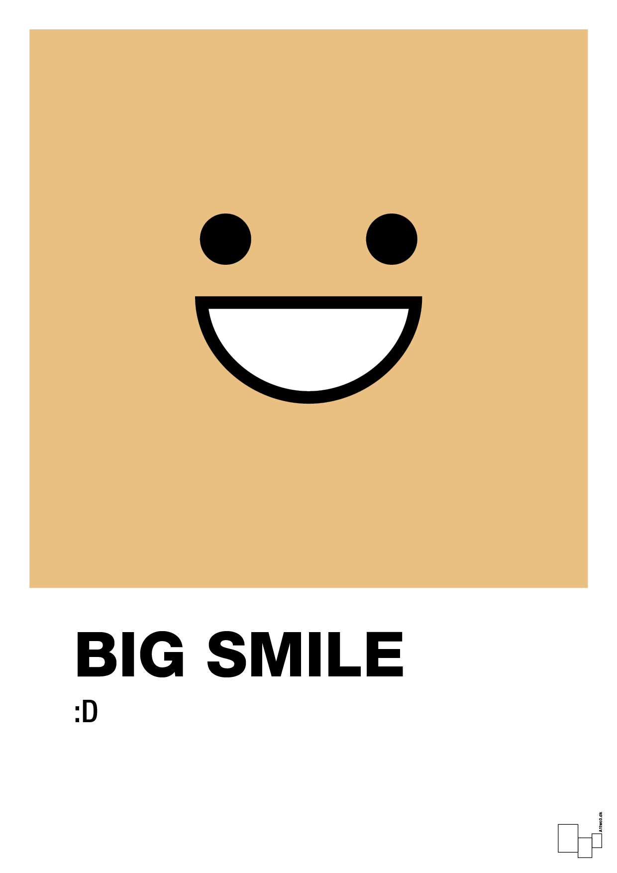 plakat: big smile smiley - charismatic-Smiley-A1two3