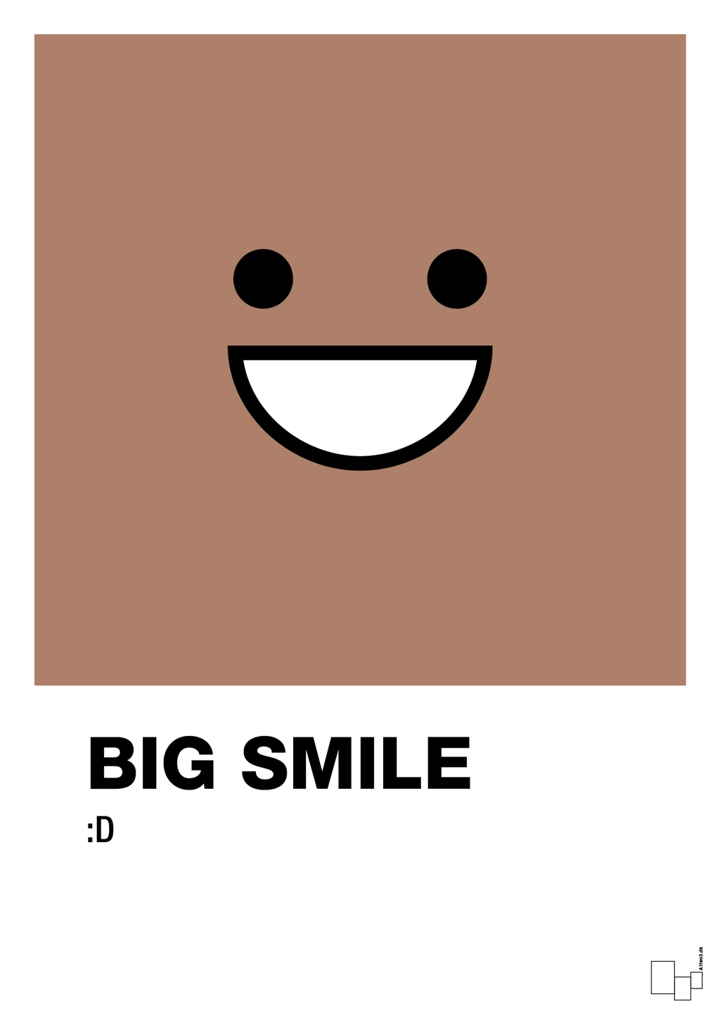 plakat: big smile smiley - cider spice-Smiley-A1two3