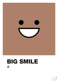 plakat: big smile smiley