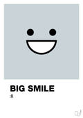 plakat: big smile smiley - light drizzle-Smiley-A1two3