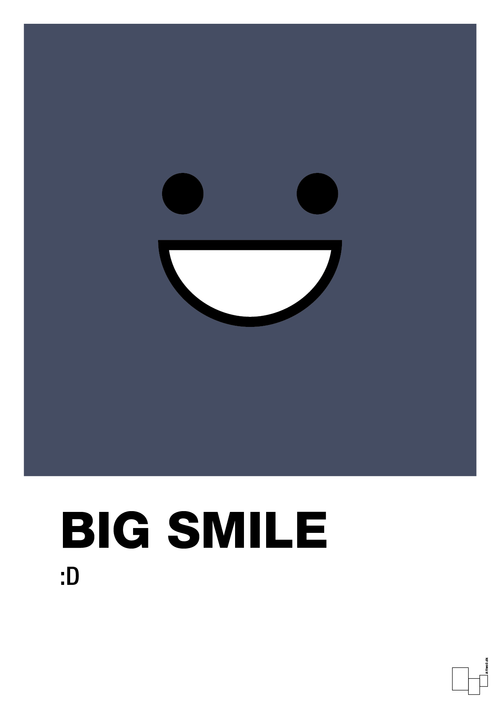 Big smile smiley - petrol-Smiley-A1two3