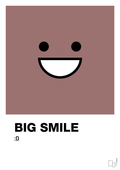 plakat: big smile smiley - plum-Smiley-A1two3