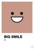 plakat: big smile smiley - powder-Smiley-A1two3