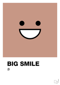 plakat: big smile smiley