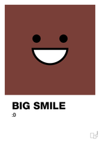 plakat: big smile smiley - red pepper-Smiley-A1two3