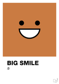 plakat: big smile smiley - rumba orange-Smiley-A1two3