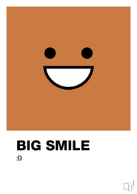 plakat: big smile smiley