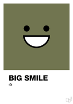plakat: big smile smiley - secret meadow-Smiley-A1two3