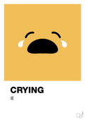 plakat: crying smiley - honeycomb-Smiley-A1two3