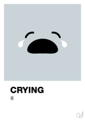 plakat: crying smiley - light drizzle-Smiley-A1two3