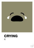 plakat: crying smiley - misty forrest-Smiley-A1two3