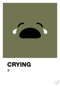plakat: crying smiley - secret meadow-Smiley-A1two3