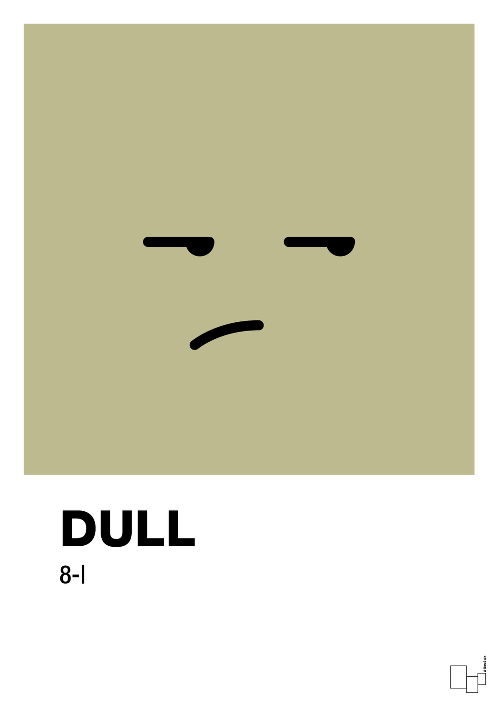 plakat: dull smiley - back to nature-Smiley-A1two3