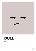 plakat: dull smiley - broken beige-Smiley-A1two3