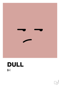 plakat: dull smiley