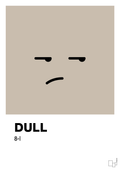 plakat: dull smiley - creamy mushroom-Smiley-A1two3