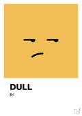 plakat: dull smiley - honeycomb-Smiley-A1two3