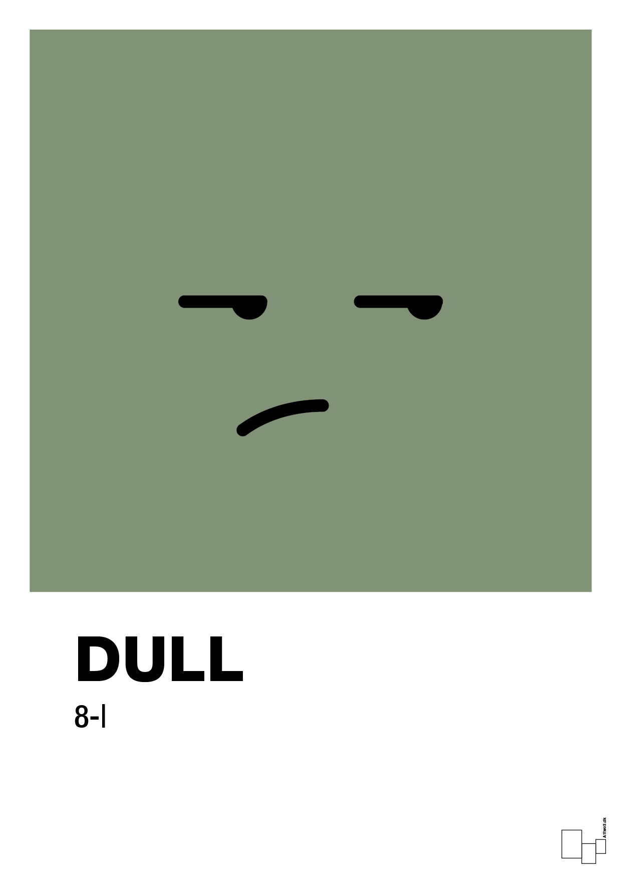 plakat: dull smiley - jade-Smiley-A1two3
