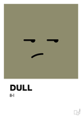 plakat: dull smiley - misty forrest-Smiley-A1two3