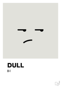 plakat: dull smiley - painters white-Smiley-A1two3