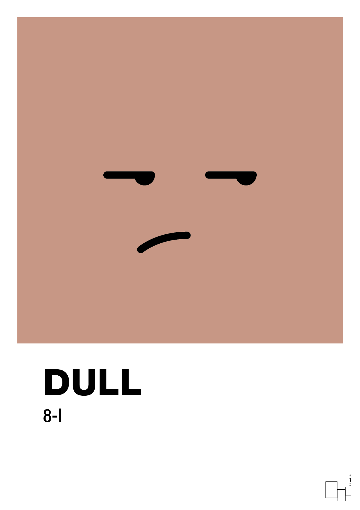 plakat: dull smiley - powder-Smiley-A1two3
