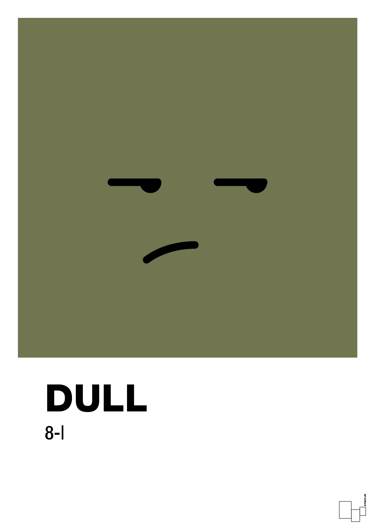 plakat: dull smiley - secret meadow-Smiley-A1two3
