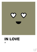 plakat: in love smiley - misty forrest-Smiley-A1two3