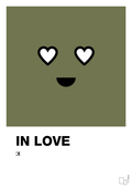 plakat: in love smiley - secret meadow-Smiley-A1two3