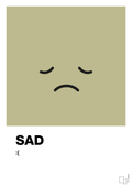 plakat: sad smiley - back to nature-Smiley-A1two3