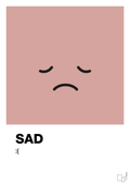 plakat: sad smiley - bubble shell-Smiley-A1two3