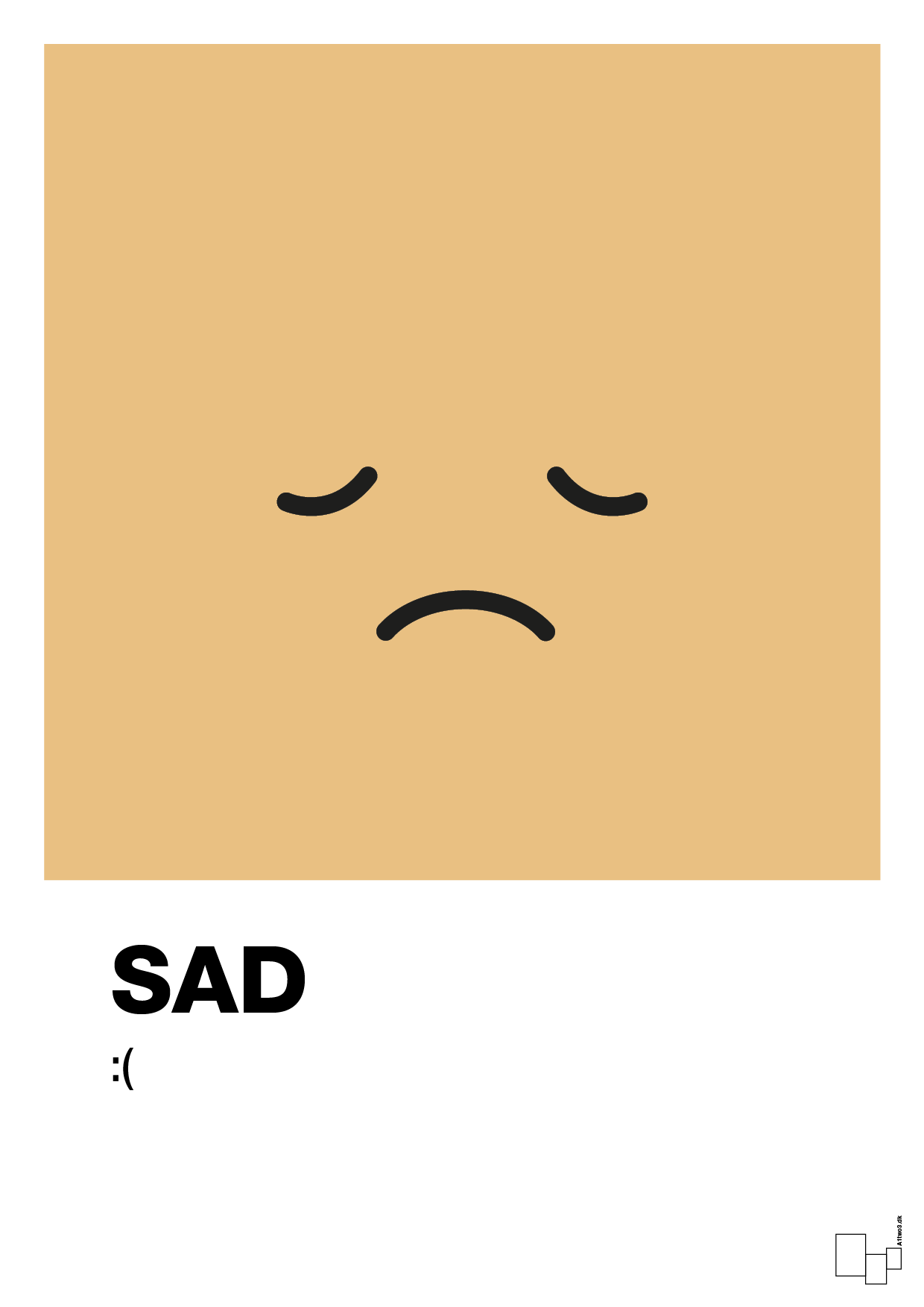 plakat: sad smiley - charismatic-Smiley-A1two3