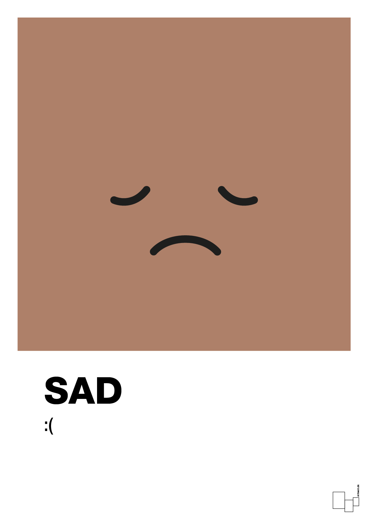 plakat: sad smiley - cider spice-Smiley-A1two3