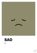 plakat: sad smiley - misty forrest-Smiley-A1two3