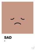 plakat: sad smiley - powder-Smiley-A1two3