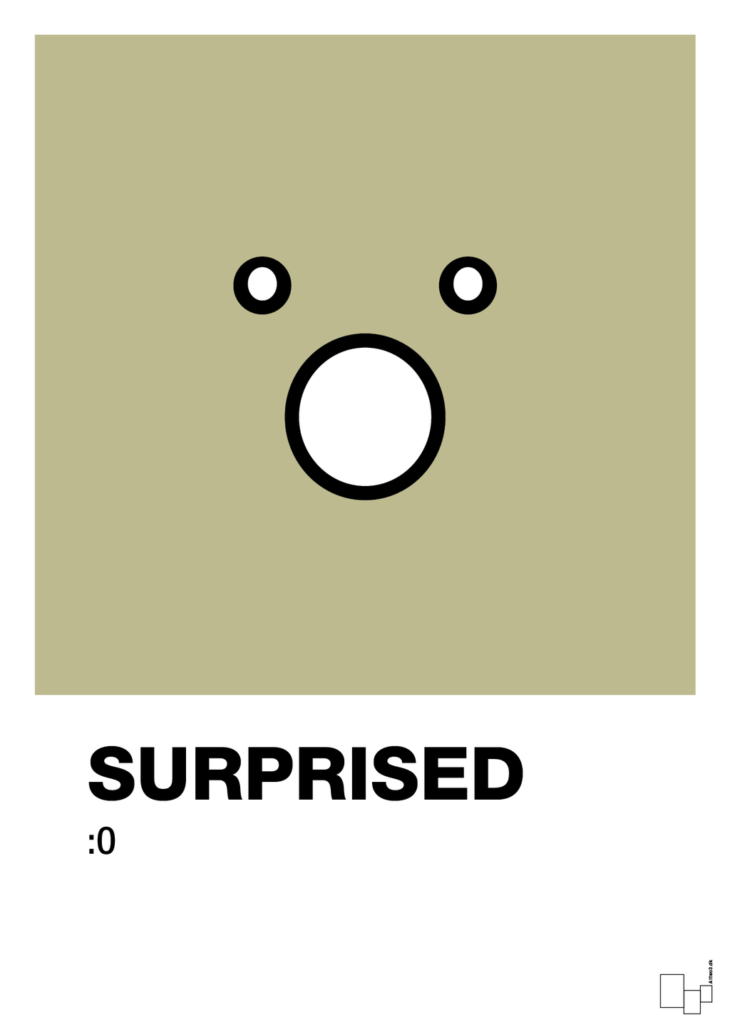 plakat: surprised smiley - back to nature-Smiley-A1two3
