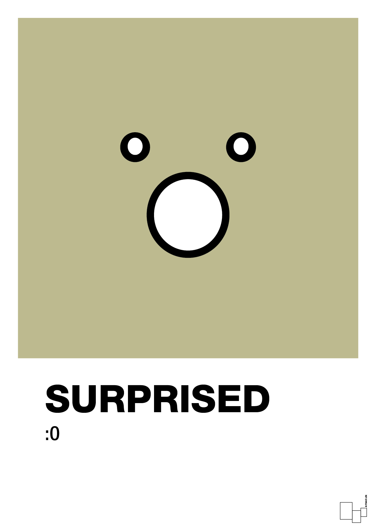 plakat: surprised smiley - back to nature-Smiley-A1two3
