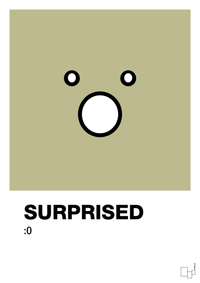 plakat: surprised smiley